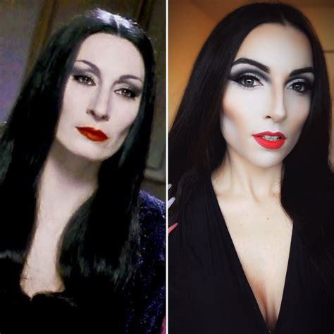 Morticia Addams Halloween Makeup | Halloween makeup, Morticia addams ...