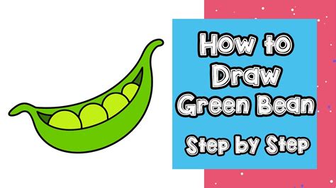 How to Draw Green Bean | Drawing Green Bean | Green Bean Drawing by ...