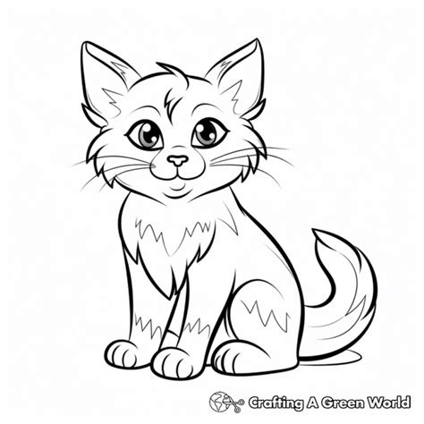 Tabby Cat Coloring Pages - Free & Printable!