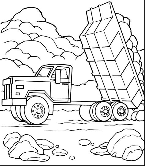 Mack Truck Coloring Pages at GetColorings.com | Free printable ...