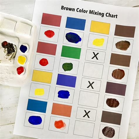 How to Make the Color Brown! - The Graphics Fairy