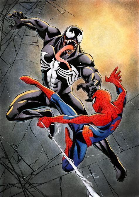 Spider-Man vs Venom by FinikArt on DeviantArt