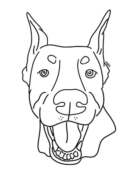 Custom Pet Facial Outline Drawing Dog Face Drawing Cat Face | Etsy