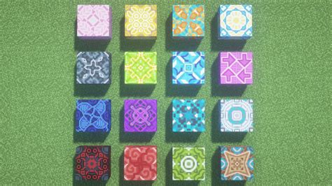 List of all types of Glazed Terracotta blocks in Minecraft