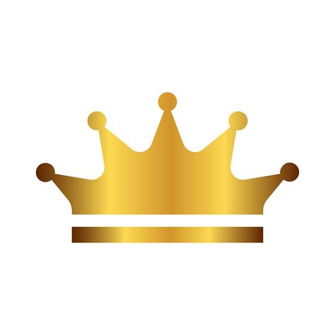 Golden Crown for king and queen and success on transparent background ...