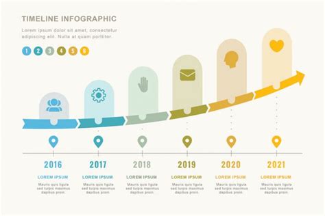 50 Free Timeline Infographic Templates for Time-Related Visuals