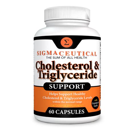 Cholesterol & Triglycerides Support, 60 Capsules | Sigmaceutical.com