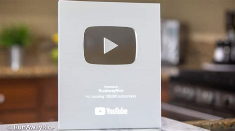 YouTube Silver Creator Award - Thank You All! - RunAwayRice