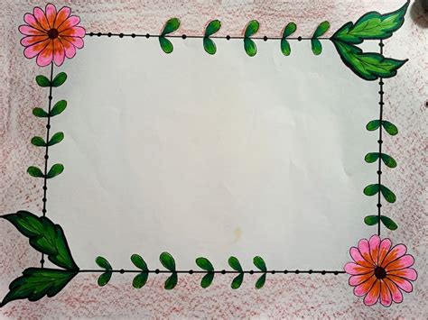 Practical page border design | Page borders design, Colorful borders ...