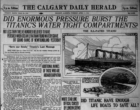 The sinking of the Titanic: 110 years ago | Montreal Gazette