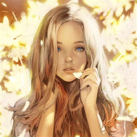 Glowing golden (With images) | Illustration art girl, Digital art girl ...