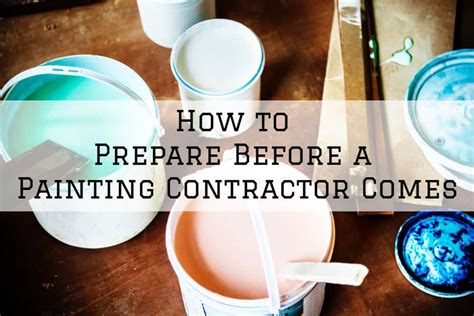 How to Prepare Before a Painting Contractor Comes - Michael Hines ...