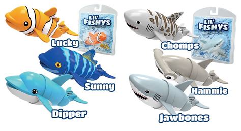 Lil Fishys Motorised Robotic Swimming Water Fish Shark Pets Toy | eBay