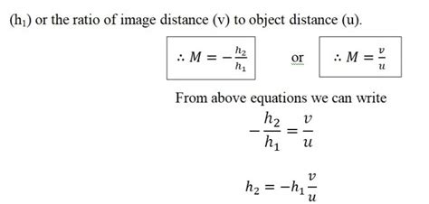 Mirror formula and example to understand this formula