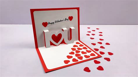 Beautiful Handmade Valentine's Day Card Idea / DIY Greeting Cards for ...