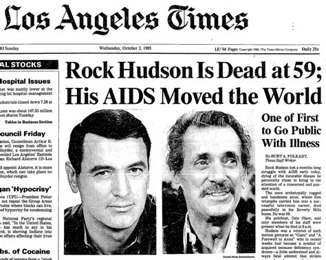 Anniversary: Marking the 30th Anniversary of Rock Hudson's death this ...