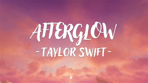 Taylor Swift - Afterglow Chords - Chordify