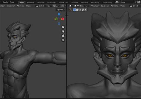 character sculpture (blender) | CGTrader