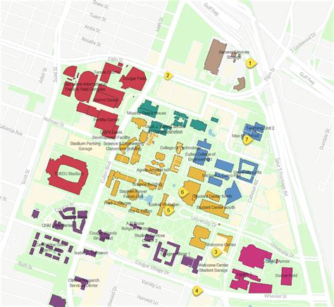 Uh Main Campus Map - Allina Madeline