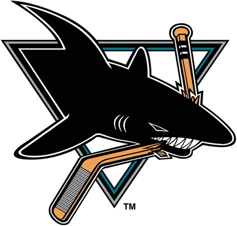 San Jose Sharks Primary Logo - National Hockey League (NHL) - Chris ...