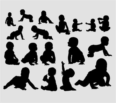 Baby Silhouette Images - Free Download on Freepik