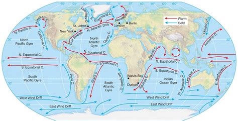 Which ocean surface currents are relevant to skippers in the Global ...