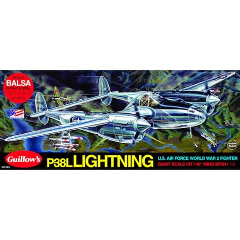 Paul K. Guillow Lockheed P-38 Lightning Model Kit | Michaels