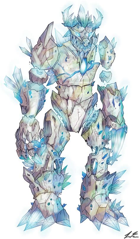 Crystal Golem by Dargonite on DeviantArt