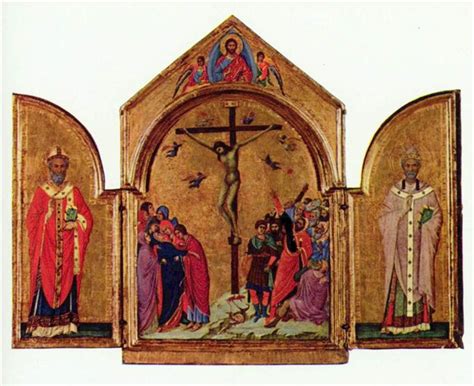 Crucifixion triptych, 1305 - Duccio - WikiArt.org