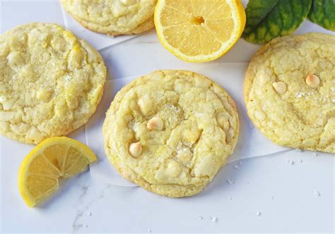 Lemon White Chocolate Chip Cookies – Modern Honey