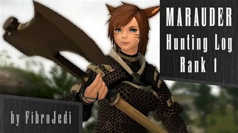 FFXIV Marauder Hunting Log Rank 1 | All Targets with Maps