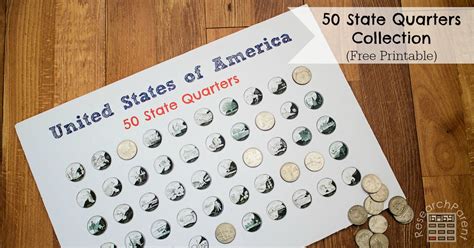 Free Printable Printable State Quarter Collection Sheet - Printable ...