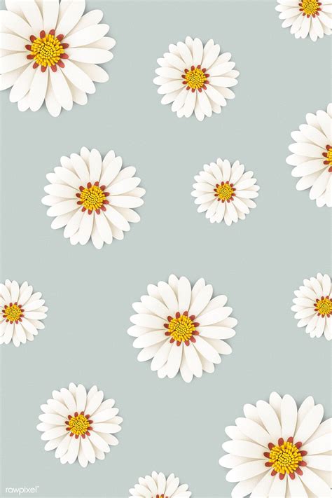 White daisy flower on light blue background | premium image by rawpixel ...