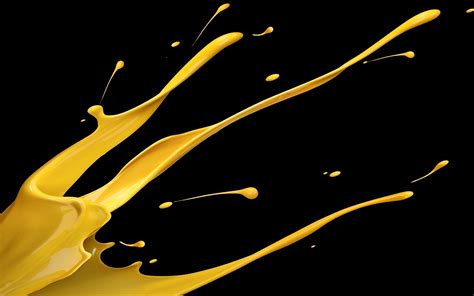 abstract, Yellow, Black Background Wallpapers HD / Desktop and Mobile ...