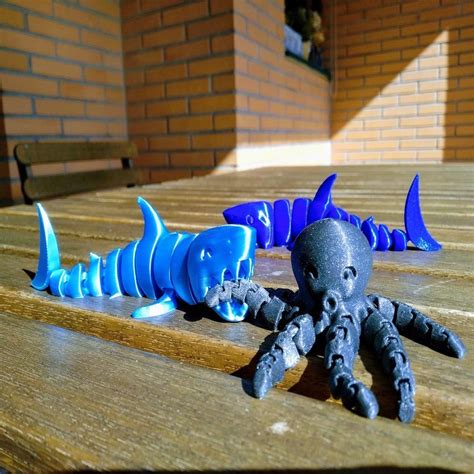 Articulated Shark by McGybeer - Thingiverse | Prints, 3d printing, 3d ...