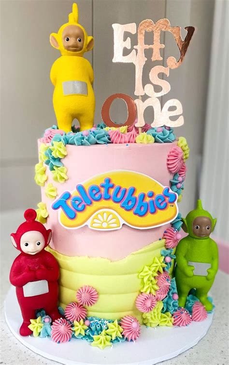 30 Cute Teletubbies Cake Ideas : Pink Teletubbies Cake