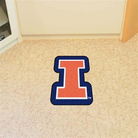 Illinois Fighting Illini Mascot Mat