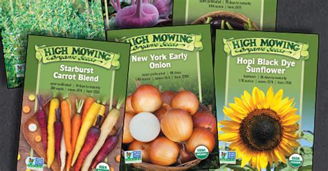 High Mowing Organic Seeds Giveaway - The Freebie Guy®