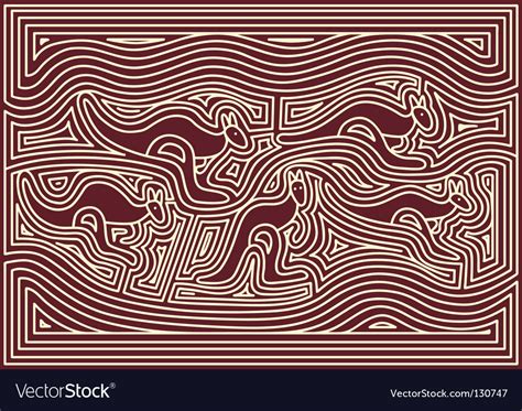 Australian pattern Royalty Free Vector Image - VectorStock