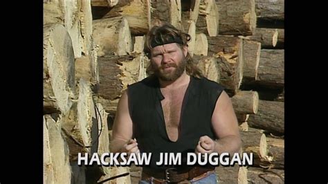 Hacksaw Jim Duggan only uses American made 2x4's on Yokozuna! Promo ...