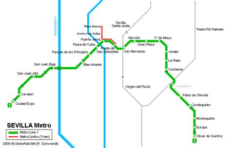 Sevilla Subway Map for Download | Metro in Sevilla - High-Resolution ...