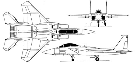 McDonnell Douglas F-15E Strike Eagle Blueprint - Download free ...