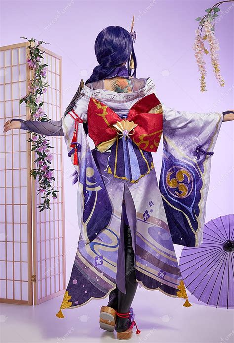 Raiden Shogun Costume Uniform Set - Genshin Impact Cosplay | Top ...