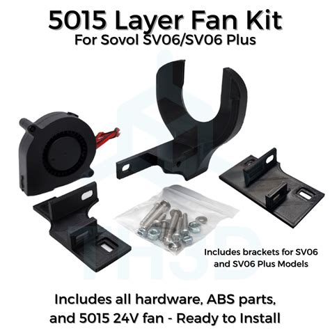 SV06/SV06 Plus 5015 V2 Layer Fan Upgrade Kit - TH3D Studio LLC