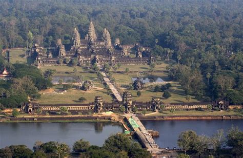 Angkor Wat Aerial View stock photo. Image of pilgrimage - 2838294