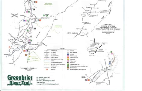 Super Wide Blog: Greenbrier River Trail Map and Info