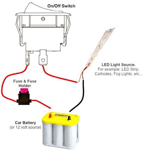 12v On-off On Toggle Switch Wiring Diagram