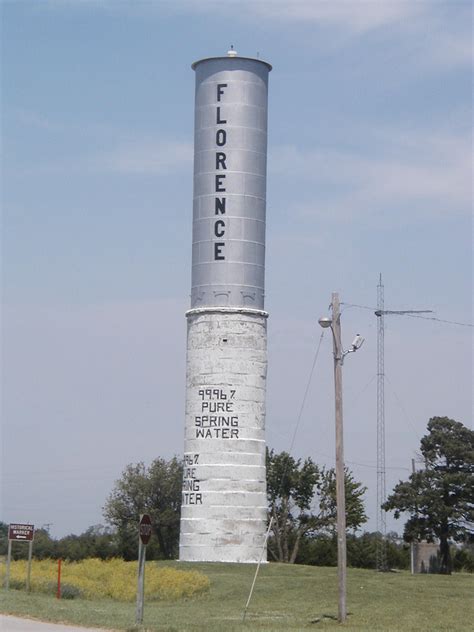 Florence KS Water Tower 2004-05-22 | Bob Weeks | Flickr