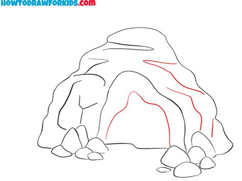 How to Draw a Cave - Easy Drawing Tutorial For Kids