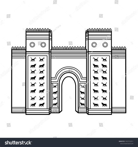 Diagram Of Ishtar Gate Dimensions